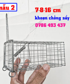 lồng bẫy chuột đường mòn mẫu 2