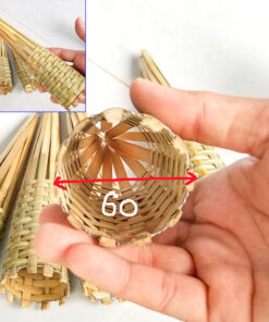 hom lươn 60 mm làm bằng tre già